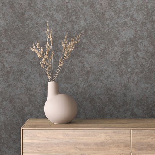 Patina in Grau, rostig
