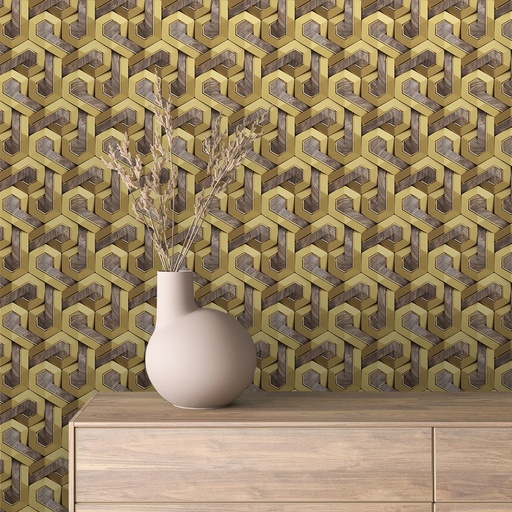 Holz in Gold