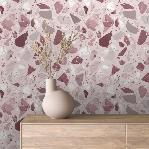 Terrazzo in Rosa, abstrakt
