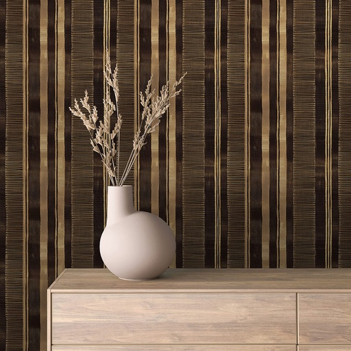 Streifen in Gold-Braun, edel