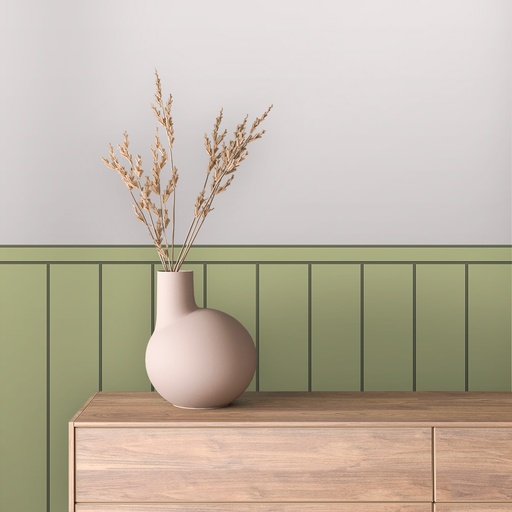 Wandpaneele in Oliv