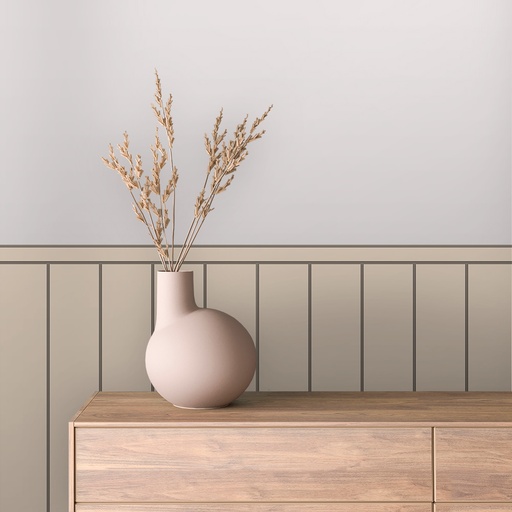 Wandvertäfelung in Natur-Beige