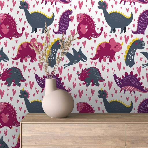Dinos in Rosa, niedlich