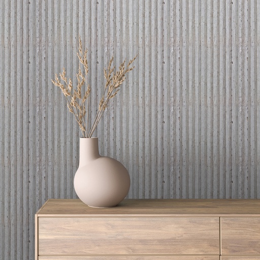 Gerippter Beton, senkrecht